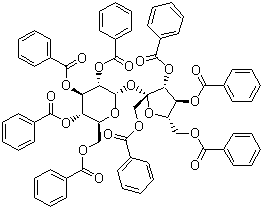 结构式 CAS# 12738-64-6, 蔗糖苯甲酸酯