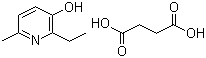 Emoxypine succinate molecular structure (CAS 127464-43-1)