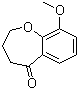 9-甲氧基-3,4-二氢苯并[b]氧杂卓-5(2H)-酮分子结构 (CAS 127557-08-8)