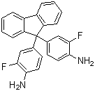9,9-Bis(3-fluoro-4-aminophenyl)fluorene molecular structure (CAS 127926-65-2)