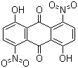 结构式 CAS# 128-91-6, 1,5-二羟基-4,8-二硝基蒽醌
