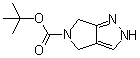 structure of CAS# 1280210-79-8, 2,6-Dihydropyrrolo[3,4-c]pyrazole-5(4H)-carboxylic acid 1,1-dimethylethyl ester