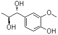 (1R,2S)-rel-1-(4-Hydroxy-3-methoxyphenyl)-1,2-propanediol molecular structure (CAS 1280602-81-4)