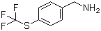 structure of CAS# 128273-56-3, 4-(Trifluoromethylthio)benzylamine