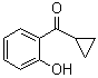 Cyclopropyl(2-hydroxyphenyl)methanone molecular structure (CAS 128405-69-6)