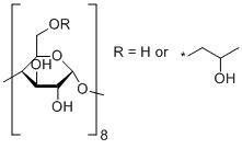 structure of CAS# 128446-34-4, gamma-Cyclodextrin 2-hydroxypropyl ethers;HGC