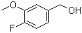 (4-Fluoro-3-methoxyphenyl)methanol molecular structure (CAS 128495-45-4)