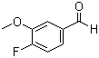 4-Fluoro-3-methoxybenzaldehyde molecular structure (CAS 128495-46-5)