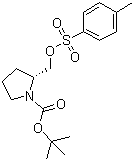 (R)-tert-Butyl 2-(tosyloxymethyl)pyrrolidine-1-carboxylate molecular structure (CAS 128510-88-3)