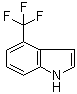 4-(三氟甲基)吲哚分子结构 (CAS 128562-95-8)