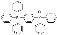 structure of CAS# 1286708-86-8, Diphenyl[4-(triphenylsilyl)phenyl]phosphine oxide;TSPO 1