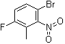 1-Bromo-4-fluoro-3-methyl-2-nitrobenzene molecular structure (CAS 1286734-82-4)