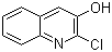 2-氯-3-羟基喹啉分子结构 (CAS 128676-94-8)