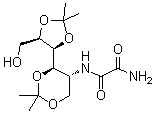2-[(氨基氧代乙酰基)氨基]-2-脱氧-1,3:4,5-二-O-(异丙亚基)-D-甘露醇分子结构 (CAS 128741-75-3)