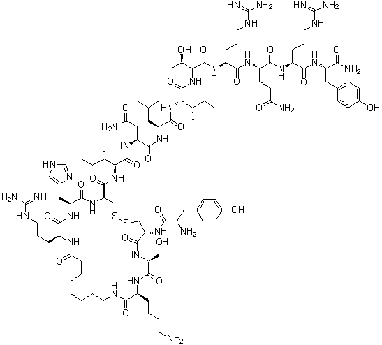 Porcine C2-neuropeptide Y molecular structure (CAS 128806-04-2)