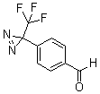 4-[3-(Trifluoromethyl)-3H-diazirin-3-yl]benzaldehyde molecular structure (CAS 128886-88-4)