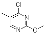 4-Chloro-2-methoxy-5-methylpyrimidine molecular structure (CAS 1289385-41-6)
