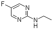 结构式 CAS# 1289386-10-2, N-乙基-5-氟-2-嘧啶胺