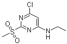 结构式 CAS# 1289386-46-4, 6-氯-N-乙基-2-(甲磺酰基)-4-嘧啶胺