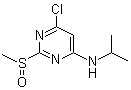6-Chloro-N-(1-methylethyl)-2-(methylsulfinyl)-4-pyrimidinamine molecular structure (CAS 1289386-63-5)