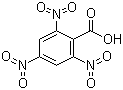 2,4,6-三硝基苯甲酸分子结构 (CAS 129-66-8)