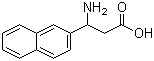 structure of CAS# 129042-57-5, DL-3-Amino-3-(2-naphthyl)propionic acid