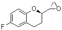 (2S)-2-((2R)-6-Fluoro-3,4-dihydro-2H-1-benzopyran-2-yl)oxirane molecular structure (CAS 129050-26-6)