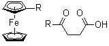 4-Ferrocenyl-4-oxobutyric acid molecular structure (CAS 1291-72-1)