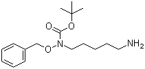 (5-Aminopentyl)(phenylmethoxy)carbamic acid tert-butyl ester molecular structure (CAS 129245-21-2)