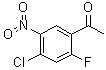 1-(4-Chloro-2-fluoro-5-nitrophenyl)ethanone molecular structure (CAS 1292836-16-8)