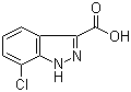 结构式 CAS# 129295-32-5, 7-氯-3(1H)-吲唑甲酸