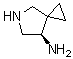 (7R)-7-氨基-5-氮杂螺[2.4]庚烷分子结构 (CAS 129306-11-2)