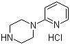 structure of CAS# 129394-11-2, 1-(Pyridin-2-yl)piperazine hydrochloride