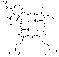 Verteporfin molecular structure (CAS 129497-78-5)