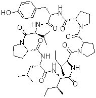 Hymenistatin I molecular structure (CAS 129536-23-8)