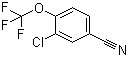 3-氯-4-(三氟甲氧基)苯甲腈分子结构 (CAS 129604-26-8)