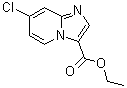 Ethyl 7-chloroimidazo[1,2-a]pyridine-3-carboxylate molecular structure (CAS 1296201-68-7)