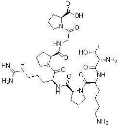 Selank molecular structure (CAS 129954-34-3)