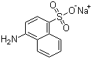 1-萘胺-4-磺酸钠分子结构 (CAS 130-13-2)