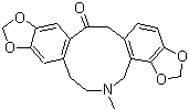 structure of CAS# 130-86-9, Protopine;4,6,7,14-Tetrahydro-5-methyl-bis[1,3]benzodioxolo[4,5-c-5',6'-g] azecin-13(5H)-one