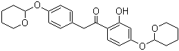 1,2-(2'-Hydroxyl-4',4''-bis-alpha-pyranol)diphenylethanone molecular structure (CAS 130064-21-0)
