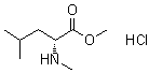 N-Methyl-D-leucine methyl ester hydrochloride molecular structure (CAS 130115-50-3)