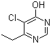 structure of CAS# 130129-58-7, 5-Chloro-6-ethylpyrimidin-4-ol;5-Chloro-6-ethyl-4-hydroxypyrimidine; 5-Chloro-6-ethyl-4(1H)-pyrimidinone