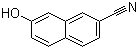 structure of CAS# 130200-58-7, 7-Cyano-2-naphthol;7-Hydroxy-2-naphthalenecarbonitrile