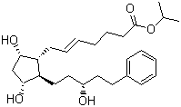 Latanoprost molecular structure (CAS 130209-82-4)