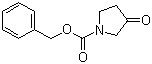 1-N-Cbz-3-pyrrolidinone molecular structure (CAS 130312-02-6)