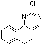 2-氯-5,6-二氢苯并[h]喹唑啉分子结构 (CAS 13036-53-8)