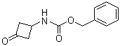 结构式 CAS# 130369-36-7, (3-氧代环丁基)氨基甲酸苄酯