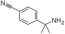 structure of CAS# 130416-46-5, 2-(4-Cyanophenyl)-2-aminopropane;[1-(4-Cyanophenyl)-1-methylethyl]amine