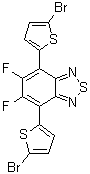 4,7-Bis(5-bromo-2-thienyl)-5,6-difluoro-2,1,3-benzothiadiazole molecular structure (CAS 1304773-89-4)